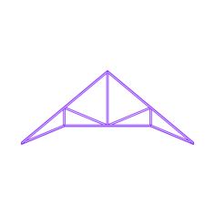Buildings Trusses Cambered Stencil Svg Vector, Free Vectors File